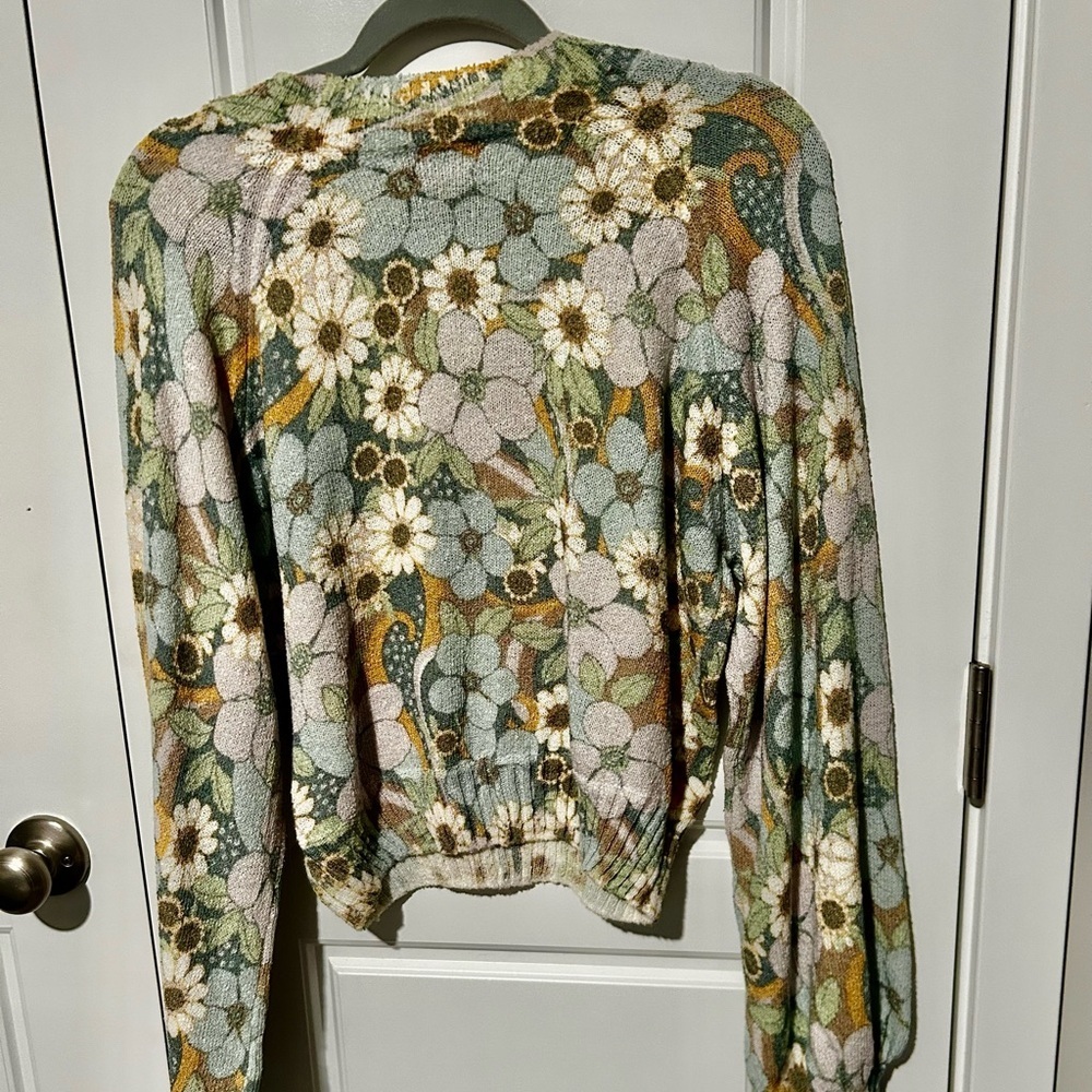 SHOW ME YOUR MUMU vienna sweater in primrose knit Small - Picture 6 of 6